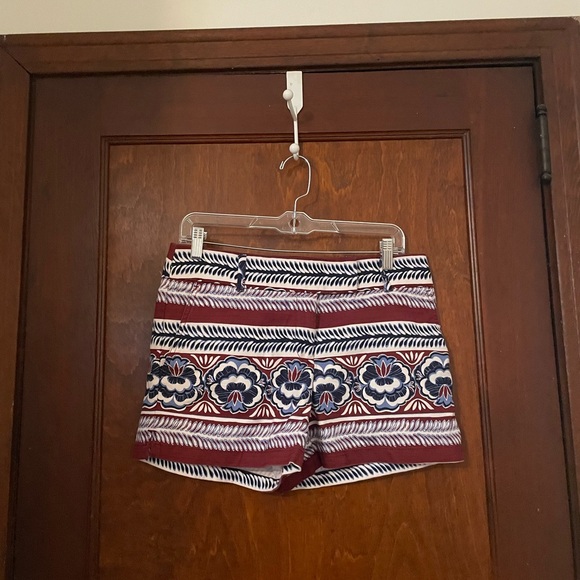 LOFT RIVIERA 4” COTTON BOHO PRINT SHORTS SIZE 4 - Picture 2 of 5